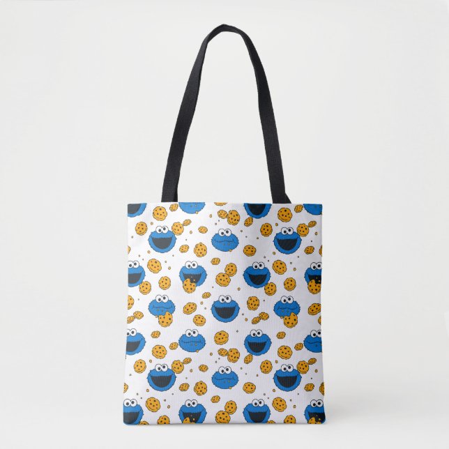 Cookie Monster | C is for Cookie Pattern Tote Bag (Front)