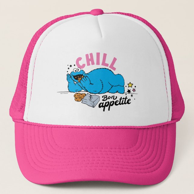 Cookie Monster | Chill Bon Appetite Trucker Hat (Front)