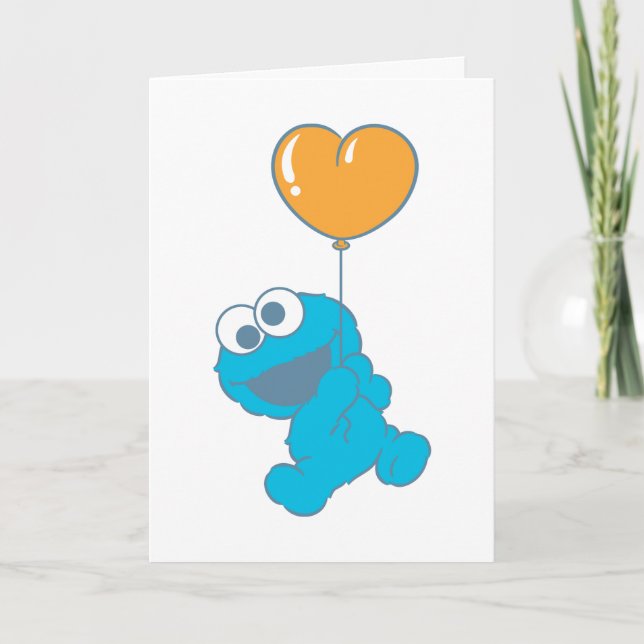 Cookie Monster Congratulations on the New Baby Card (Front)
