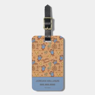 Cookie Monster   Cookie Round-Up Pattern Luggage Tag