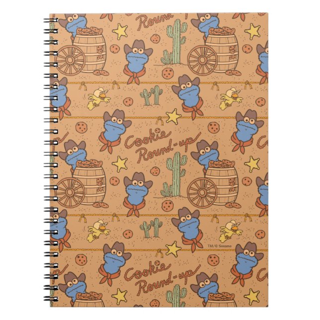 Cookie Monster | Cookie Round-Up Pattern Notebook (Front)
