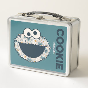Cookie Monster   Cookie Since 1969 Metal Lunch Box