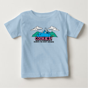 Cookie Monster   Cookies Always the Right Answer Baby T-Shirt