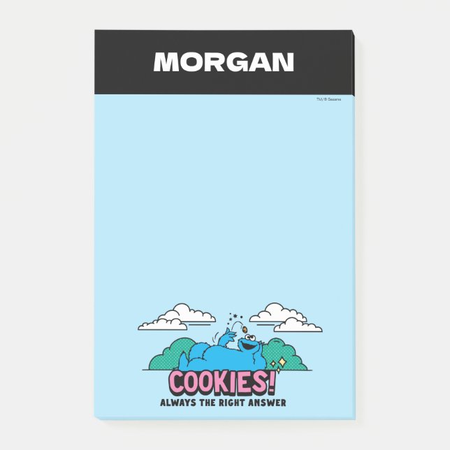 Cookie Monster | Cookies Always the Right Answer Post-it Notes (Front)