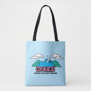 Cookie Monster   Cookies Always the Right Answer Tote Bag