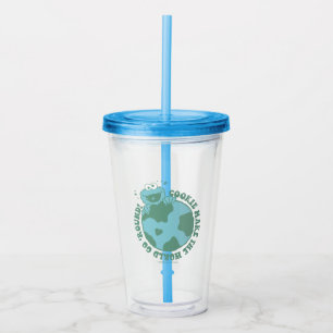 Cookie Monster   Cookies Make the World Go Round Acrylic Tumbler