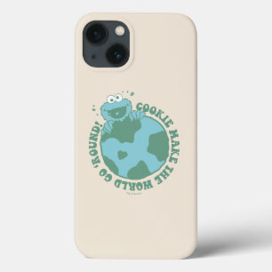 Cookie Monster   Cookies Make the World Go Round iPhone 13 Case