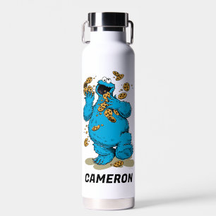 Cookie Monster Crazy Cookies   Add Your Name Water Bottle