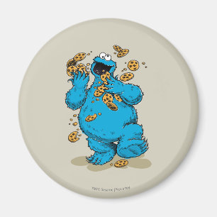 Cookie Monster Crazy Cookies Magnet