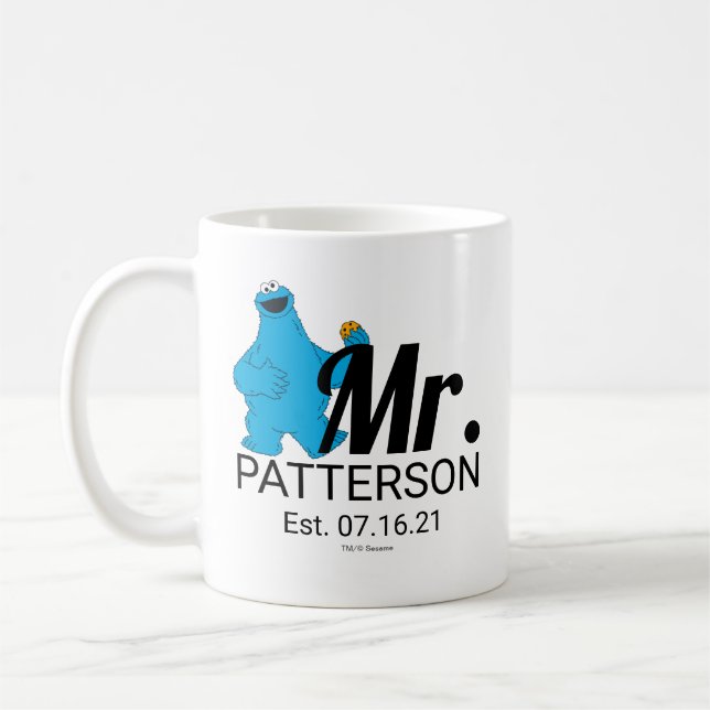 Cookie Monster Custom Couple's Mug (Left)