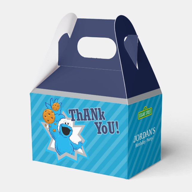 Cookie Monster Extreme Party Favor Box (Front Side)