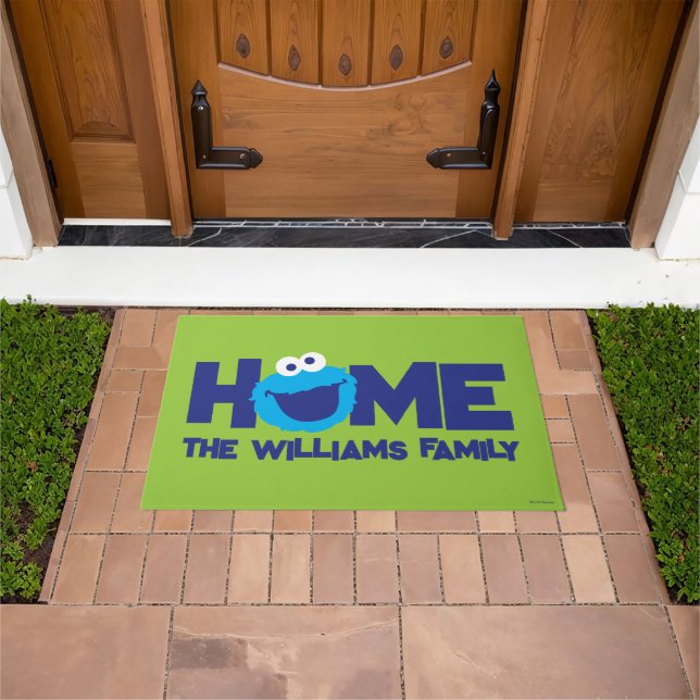 Cookie Monster Face Doormat (Outdoor)