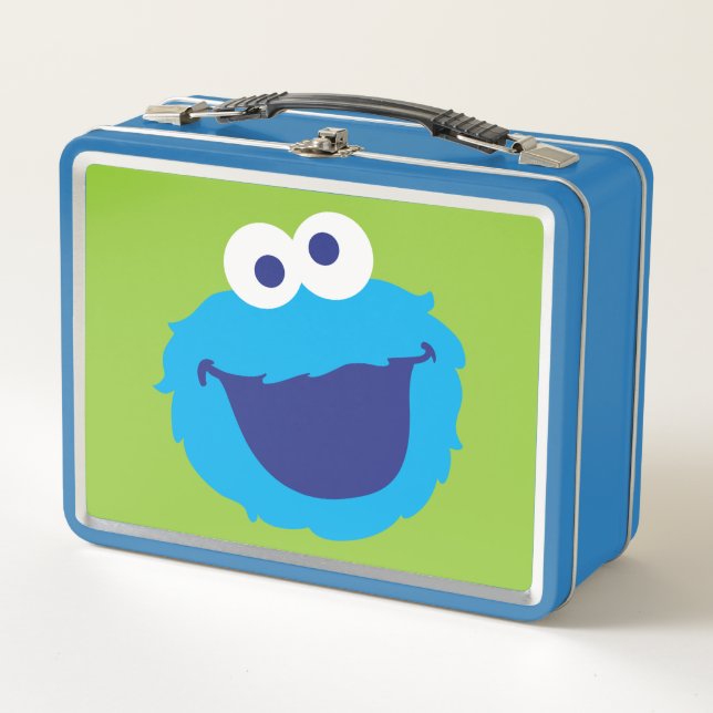 Cookie Monster Face Metal Lunch Box (Front)