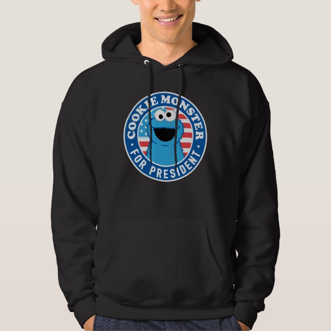 Cookie Monster for President Hoodie (Front)