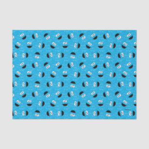 Cookie Monster Fur Face Pattern Tissue Paper