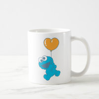 Cookie Monster Heart Balloon