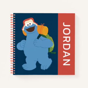 Cookie Monster Hiking   Add Your Name Notebook