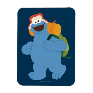 Cookie Monster Hiking Magnet