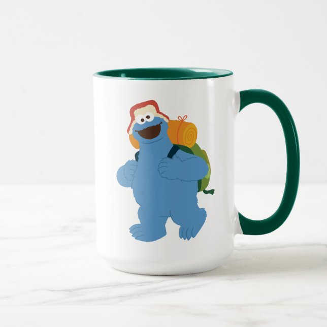 Cookie Monster Hiking Mug (Right)