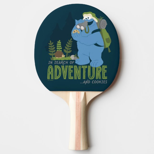 Cookie Monster | In Search of Adventure…And Cookie Ping Pong Paddle (Front)