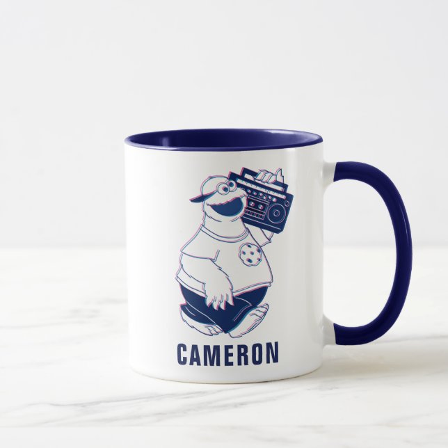Cookie Monster | Jamming with the Boom Box Mug (Right)