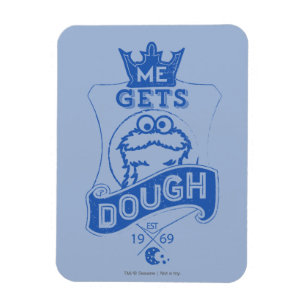 Cookie Monster Me Gets Dough Magnet