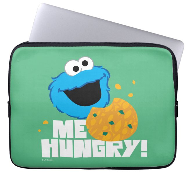 Cookie Monster | Me Hungry! Laptop Sleeve (Front)