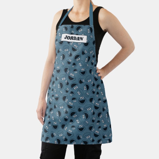 Cookie Monster | Me Hungry Pattern Apron (Insitu)