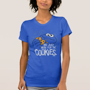 Cookie Monster   Me Just Here for the Cookies T-Shirt