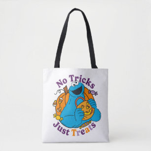 Cookie Monster   No Tricks Just Treats Tote Bag