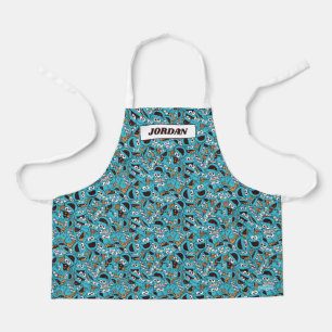 Cookie Monster   Nom Nom Nom Pattern Apron