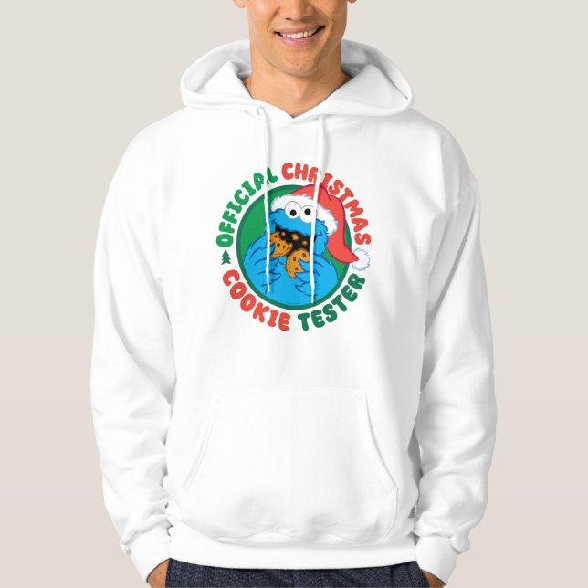 Cookie Monster | Official Christmas Cookie Tester Hoodie (Front)