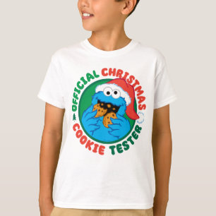 Cookie Monster Official Christmas Cookie Tester T-Shirt