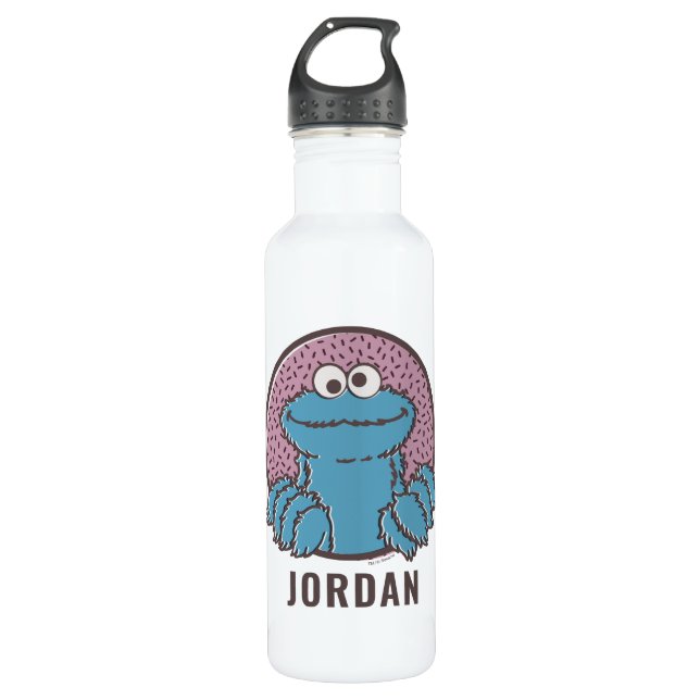 Cookie Monster | Om Nom Nom 710 Ml Water Bottle (Front)