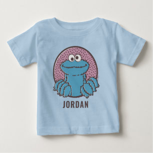 Cookie Monster Om Nom Nom Baby T-Shirt