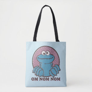 Cookie Monster   Om Nom Nom Tote Bag