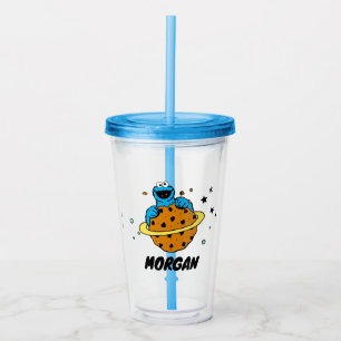 Cookie Monster   Out of This World   Add Name Acrylic Tumbler