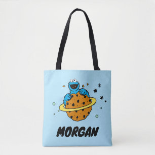Cookie Monster   Out of This World   Add Name Tote Bag