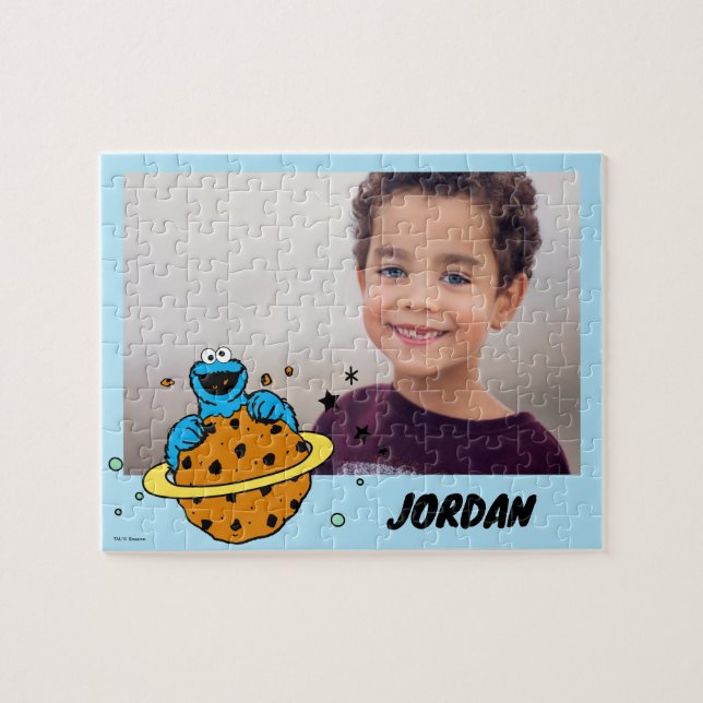 Cookie Monster | Out of This World | Add Your Name Jigsaw Puzzle (Horizontal)