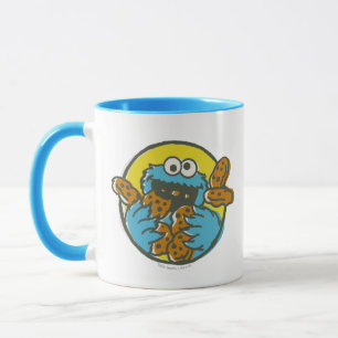 Cookie Monster Retro Mug