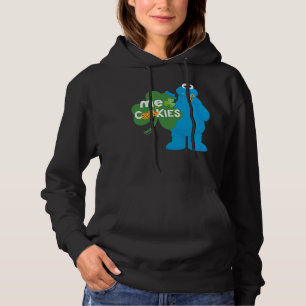 Cookie Monster   Shamrock Love Hoodie