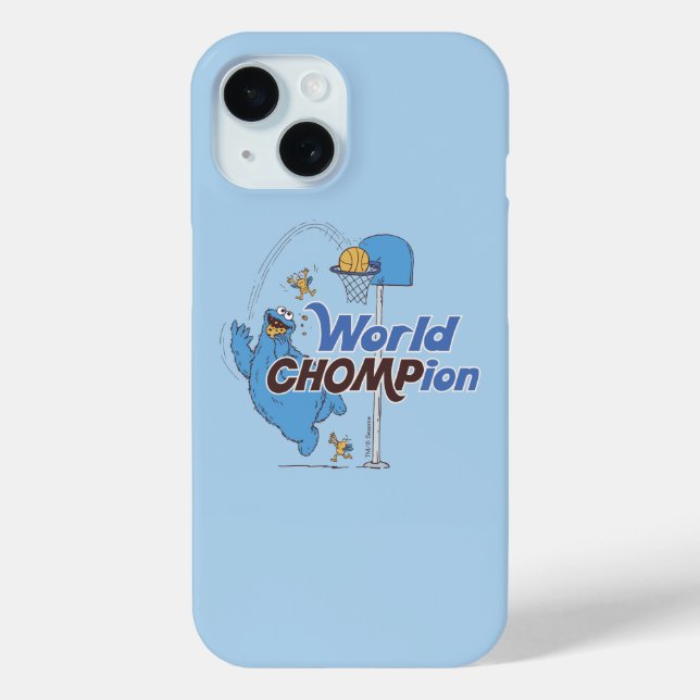Cookie Monster | Shooting Basketball Hoops Case-Mate iPhone Case (Back)
