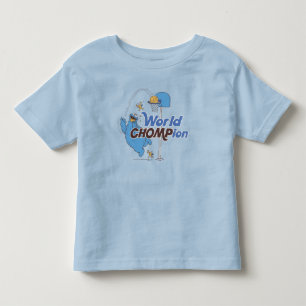 Cookie Monster Shooting Basketball Hoops Toddler T-shirt
