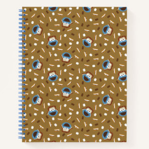 Cookie Monster S'mores Pattern Notebook