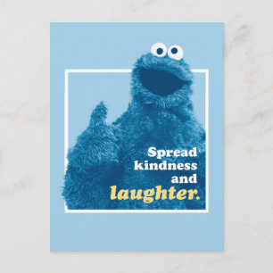 Cookie Monster   Spread Kindness and Laughter Postcard