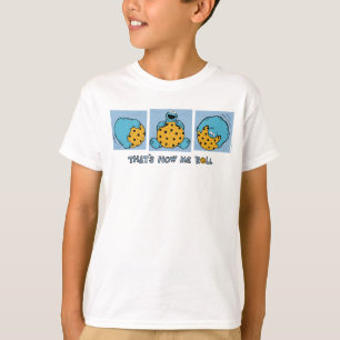 Cookie Monster   That's How Me Roll T-Shirt