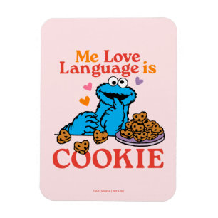 Cookie Monster   Valentine's Day Quote Magnet