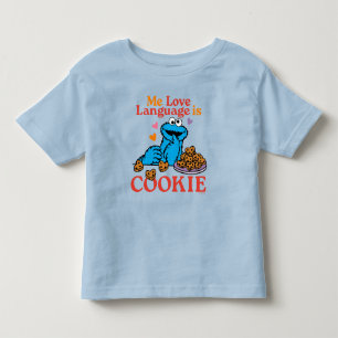 Cookie Monster Valentine's Day Quote Toddler T-shirt