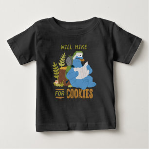 Cookie Monster   Will Hike For Cookies Baby T-Shirt