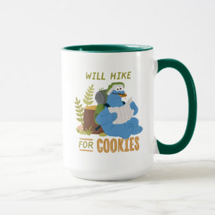 Cookie Monster   Will Hike For Cookies Mug